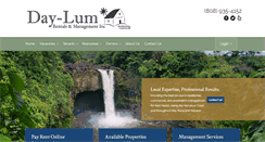 Desktop Screenshot of day-lumrentals.com